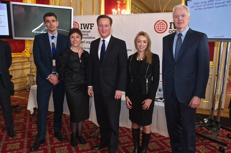 IWF leadership team with David Cameron