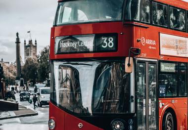 London Bus Hackney England UK