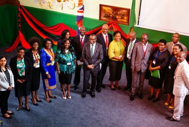 People at event at Zambia High Commission London