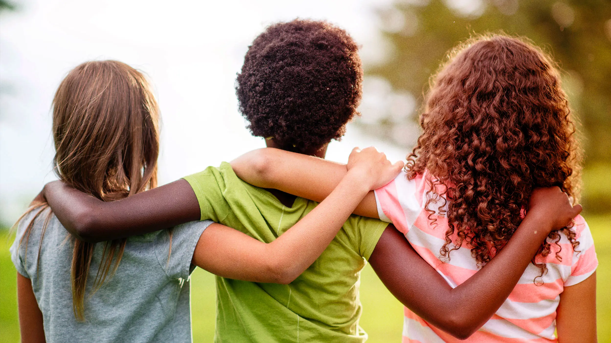 Three girls facing away