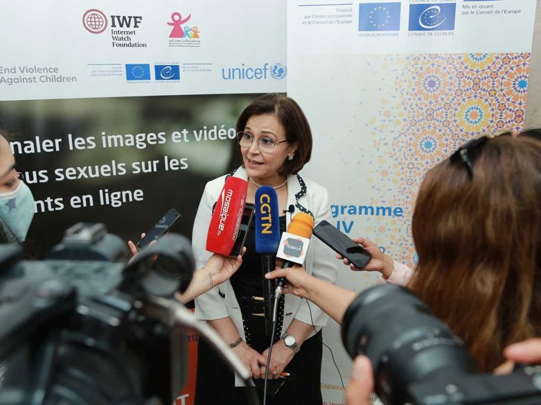 Mme Imen Zahwani Houimel, Minister for Women, Family and the Elderly in Tunisia