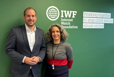 MEP visits IWF ahead of vital negotiations in EU Parliament on AI child sexual abuse content